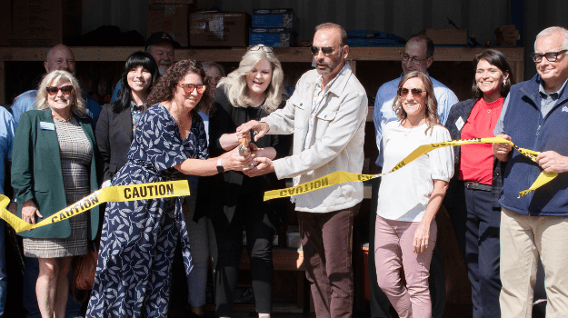 Ribbon Cutting at First Event